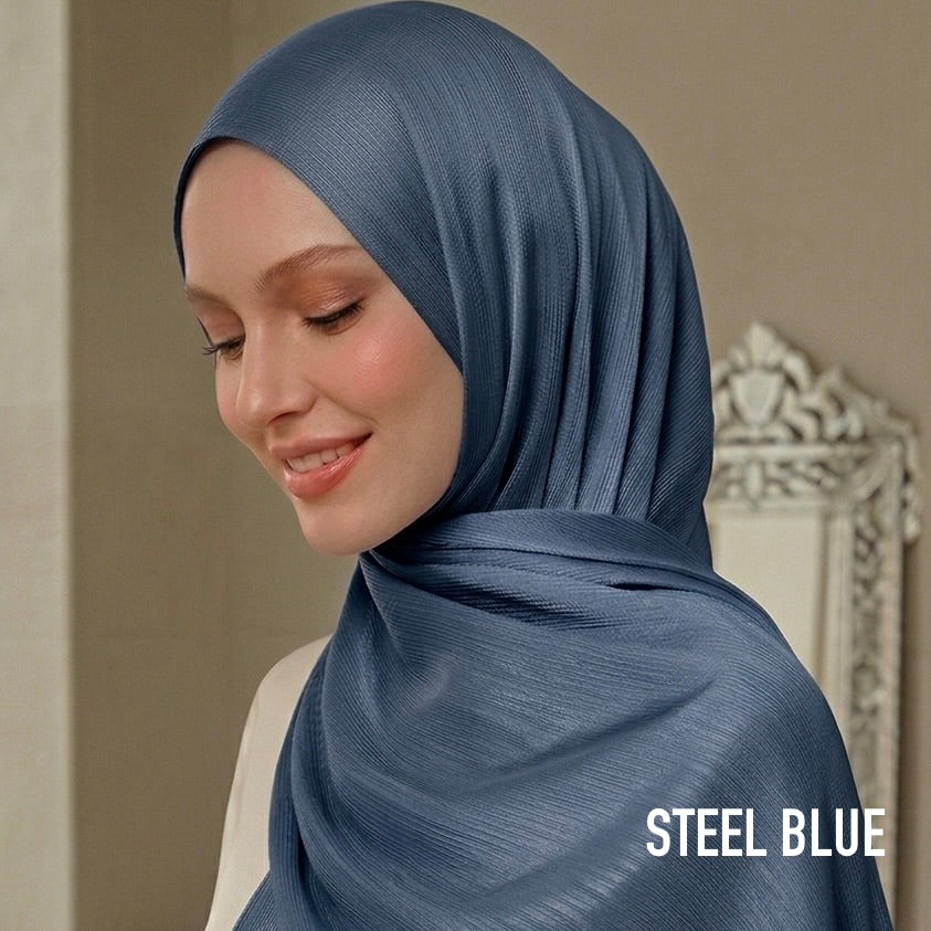 Luxe Silk - Steel blue