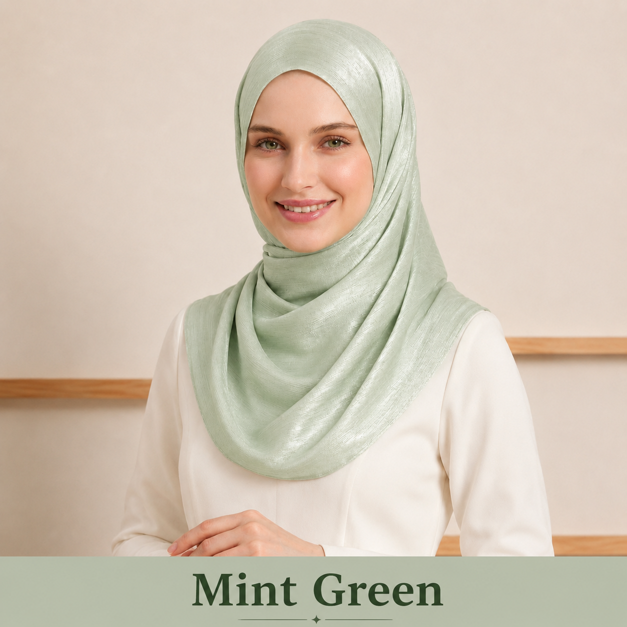 Organza Silk - Mint green