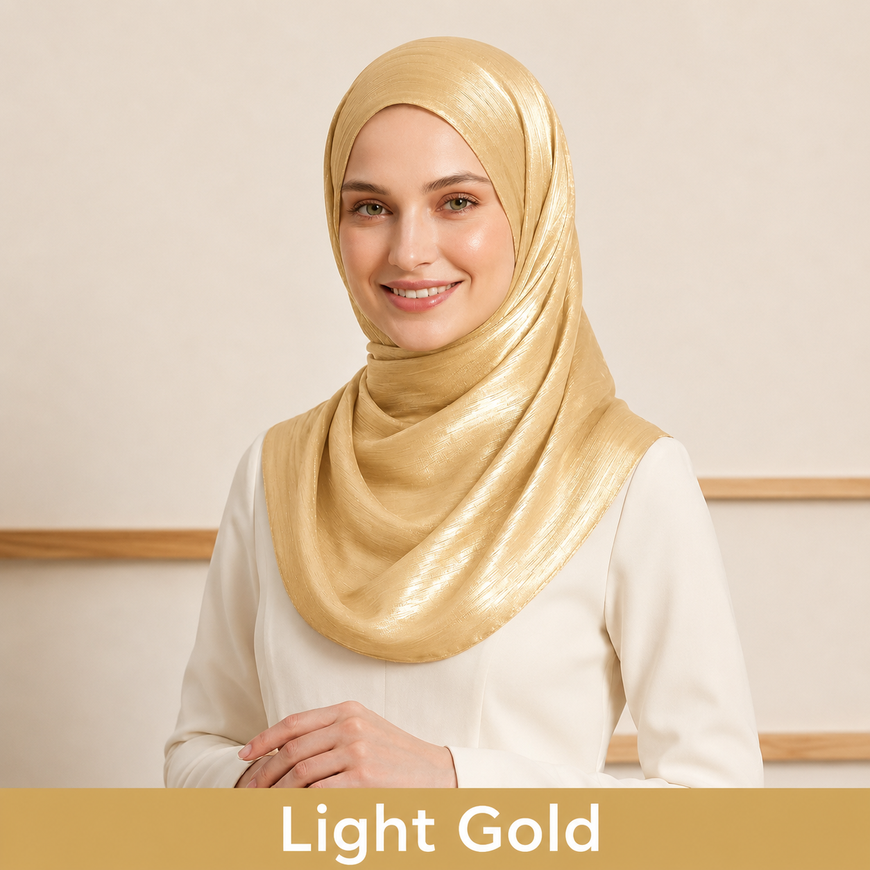 Organza Silk - light gold