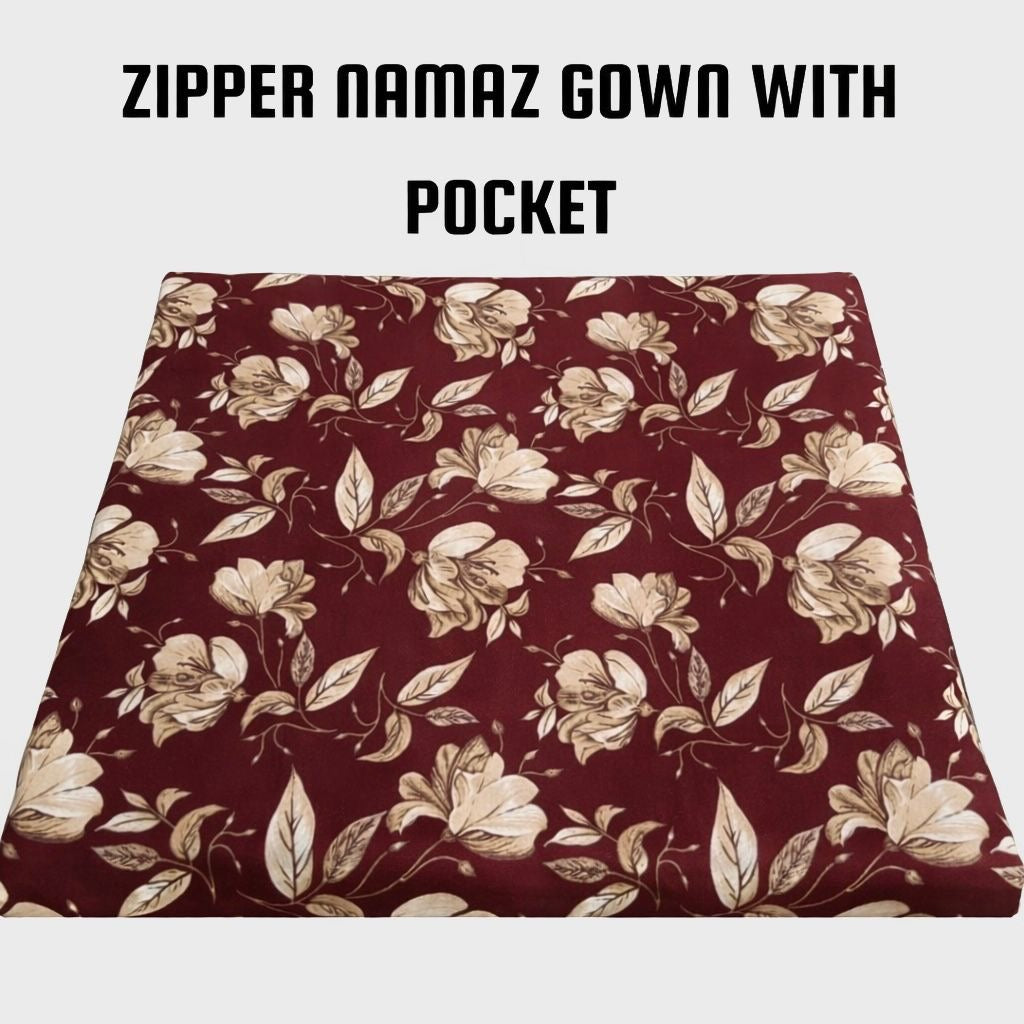 Zipper namaz Chadar (malai lawn)