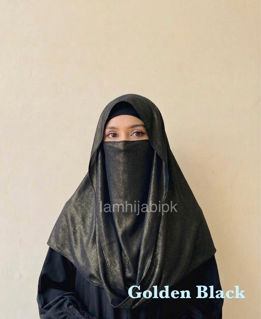 Misri Hijab - Golden Black