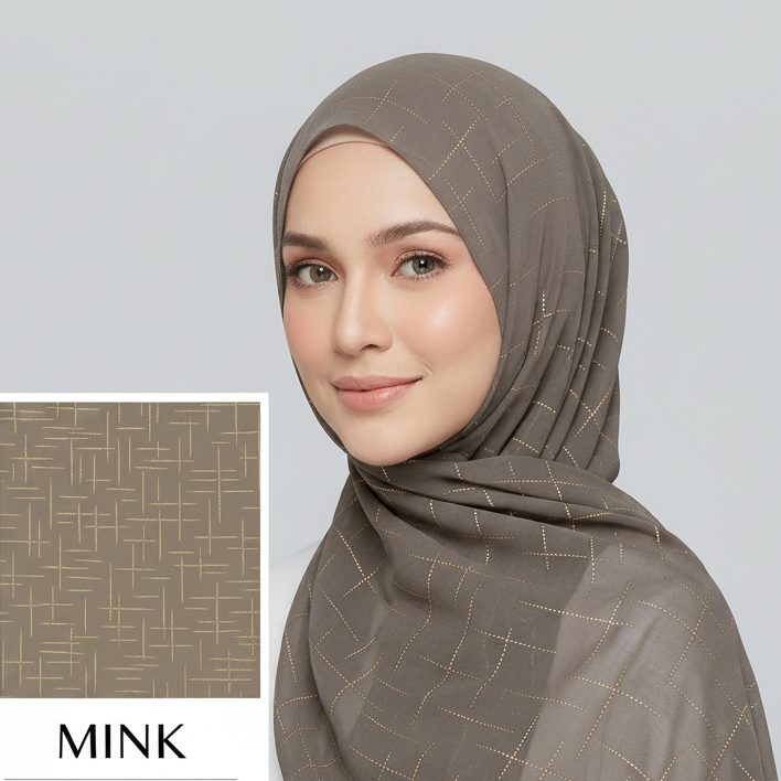 Luxe Georgette - Mink