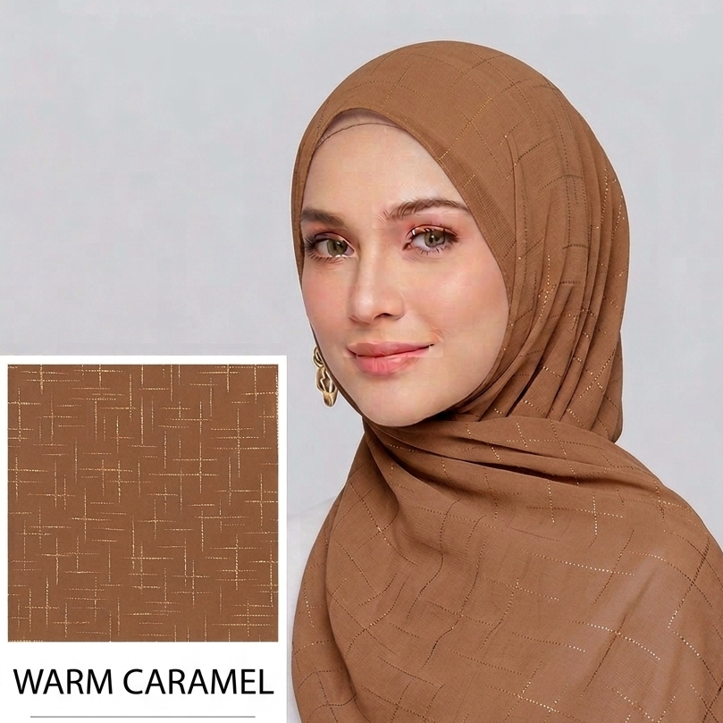 Luxe Georgette - Warm Caramel