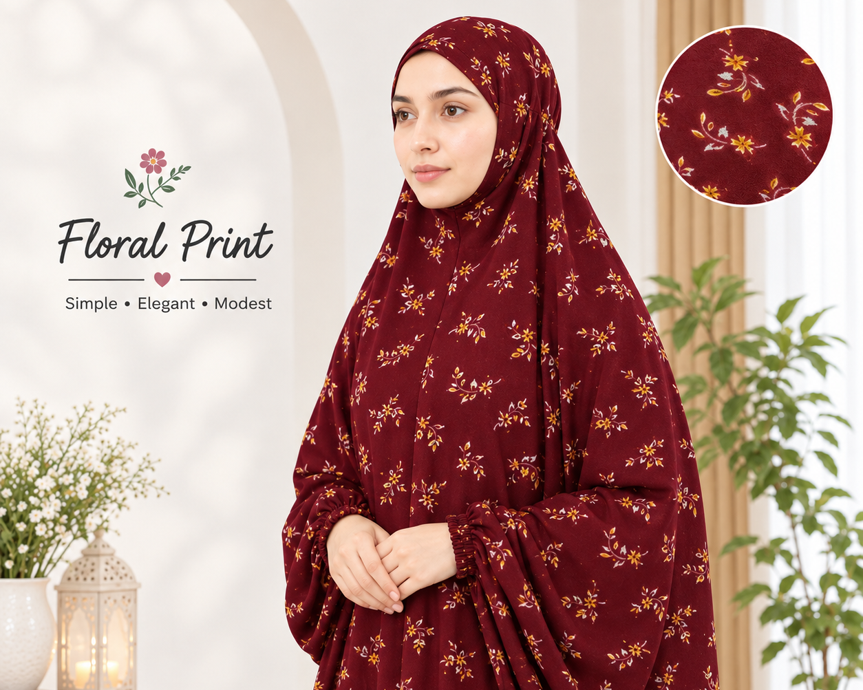 Namaz Chadar with Sleeves