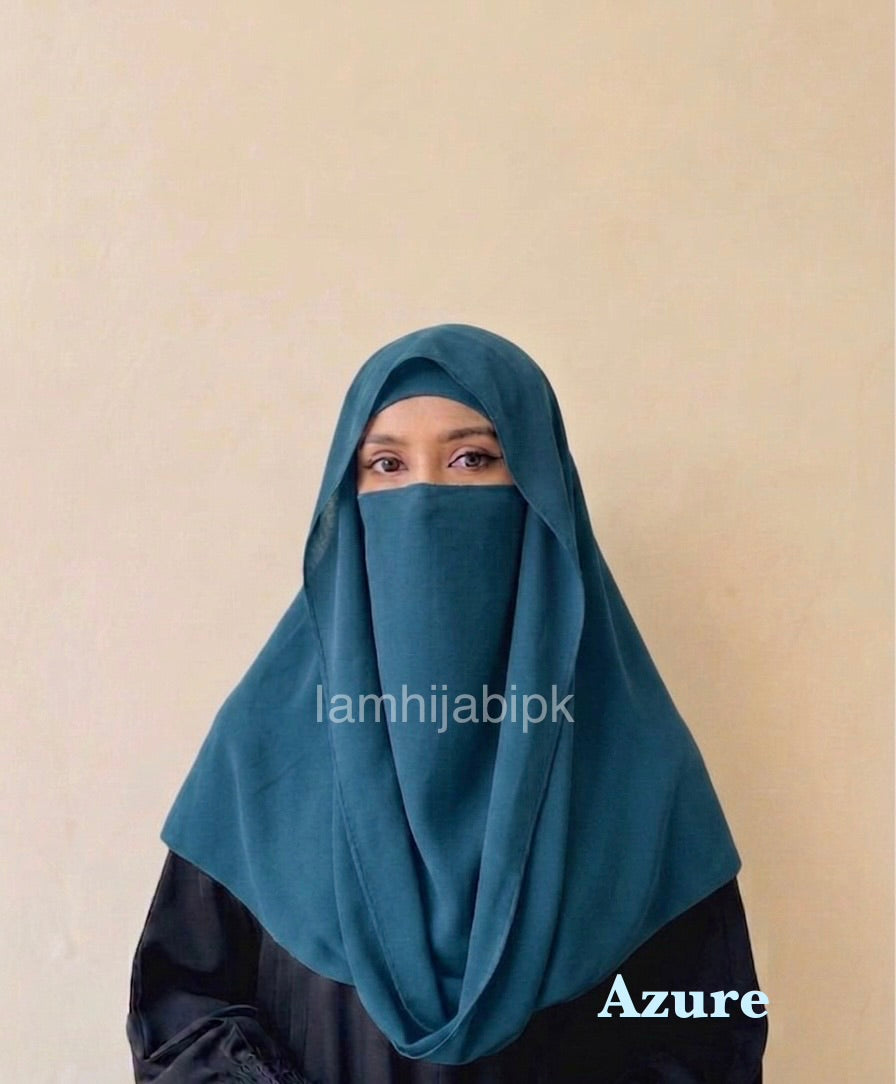 Misri Hijab - Azure