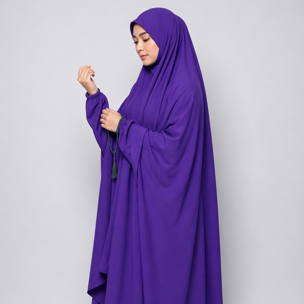 Plain Namaz Chadar - Purple