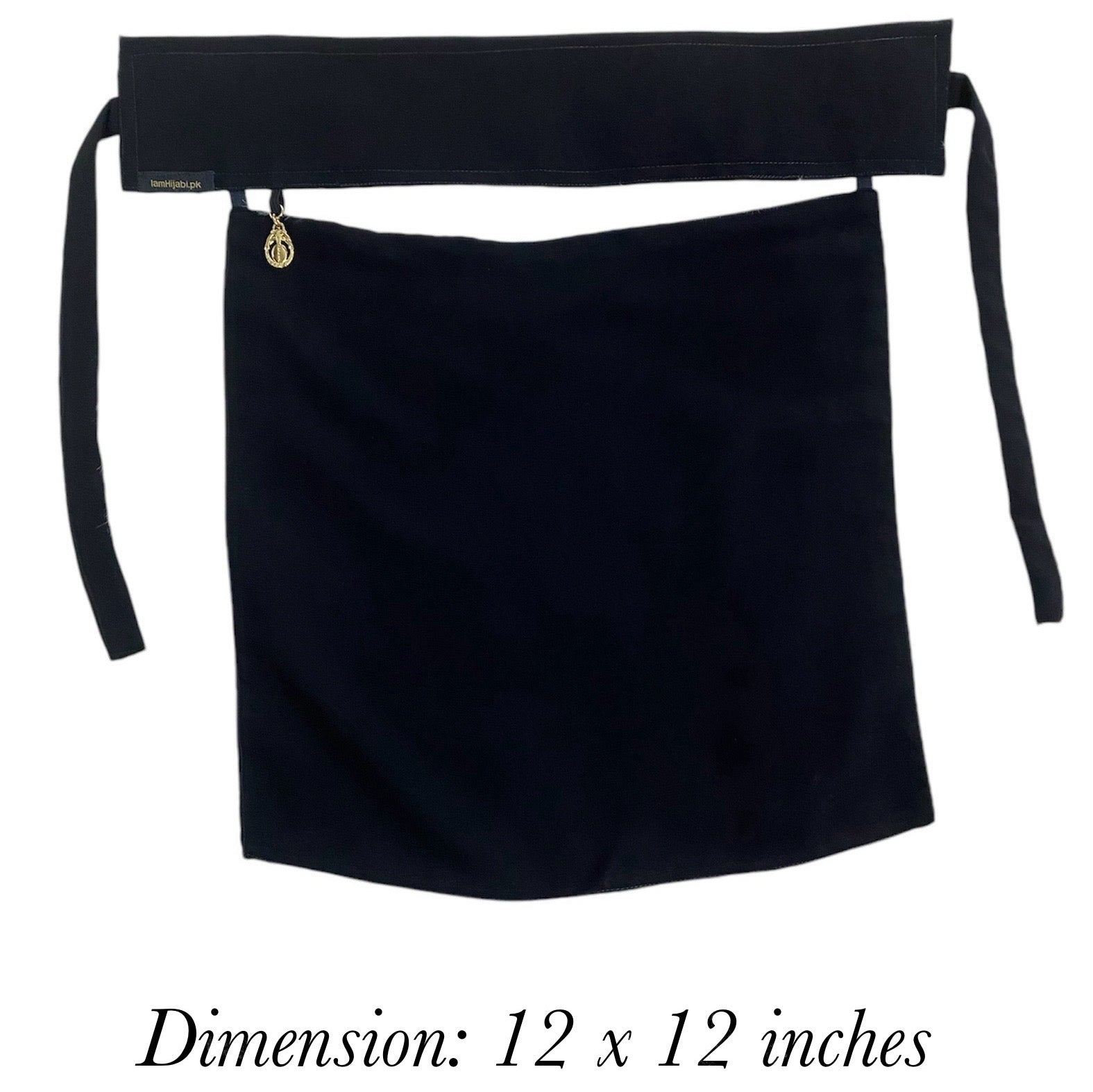 Saudi Niqab Large (Hard Matha Patti) - Black