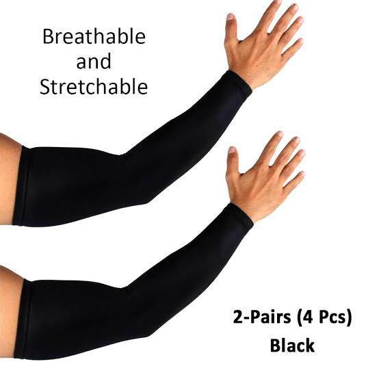 Sleeves - Black (2 pairs-4 pieces)