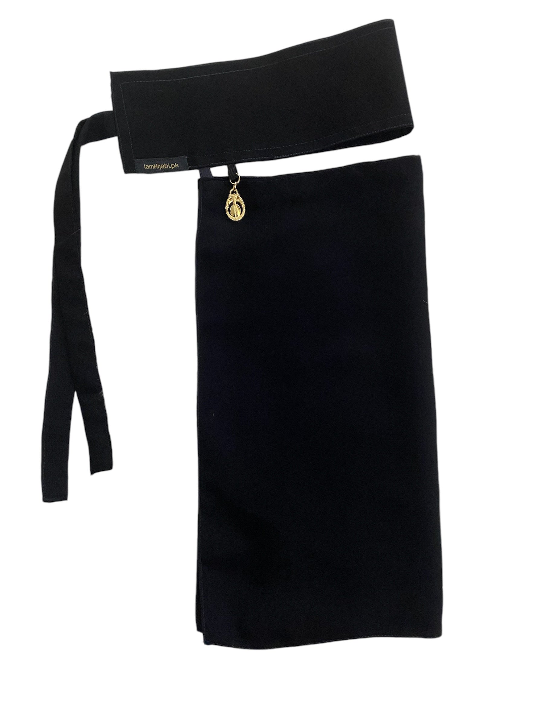 Saudi Niqab Large (Hard Matha Patti) - Black