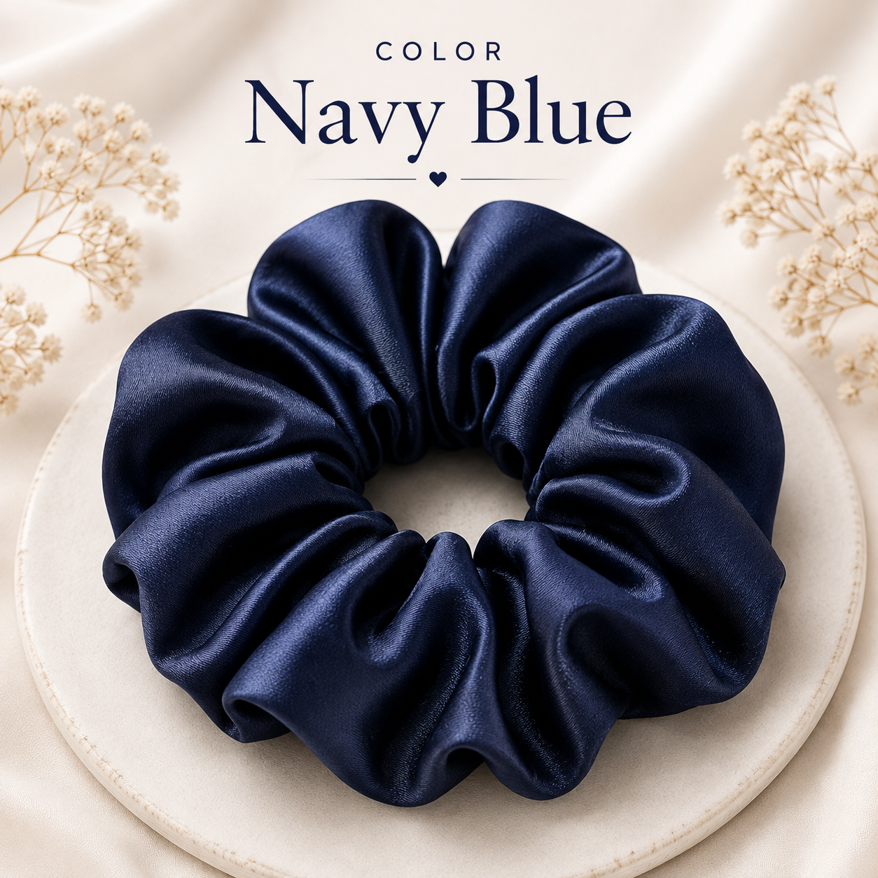 Navy blue Scrunchie