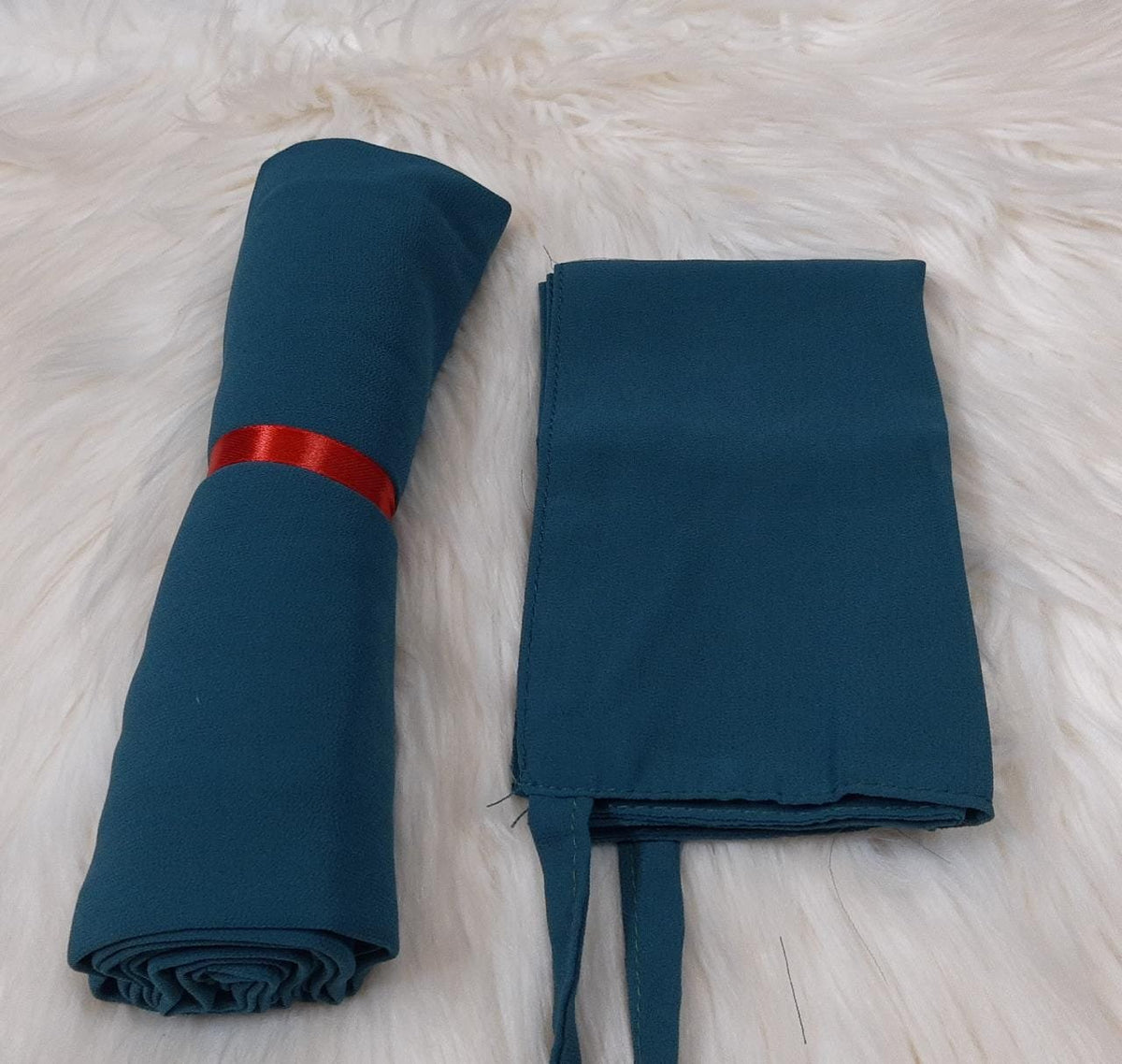 Tie Back Niqab Set - Teal