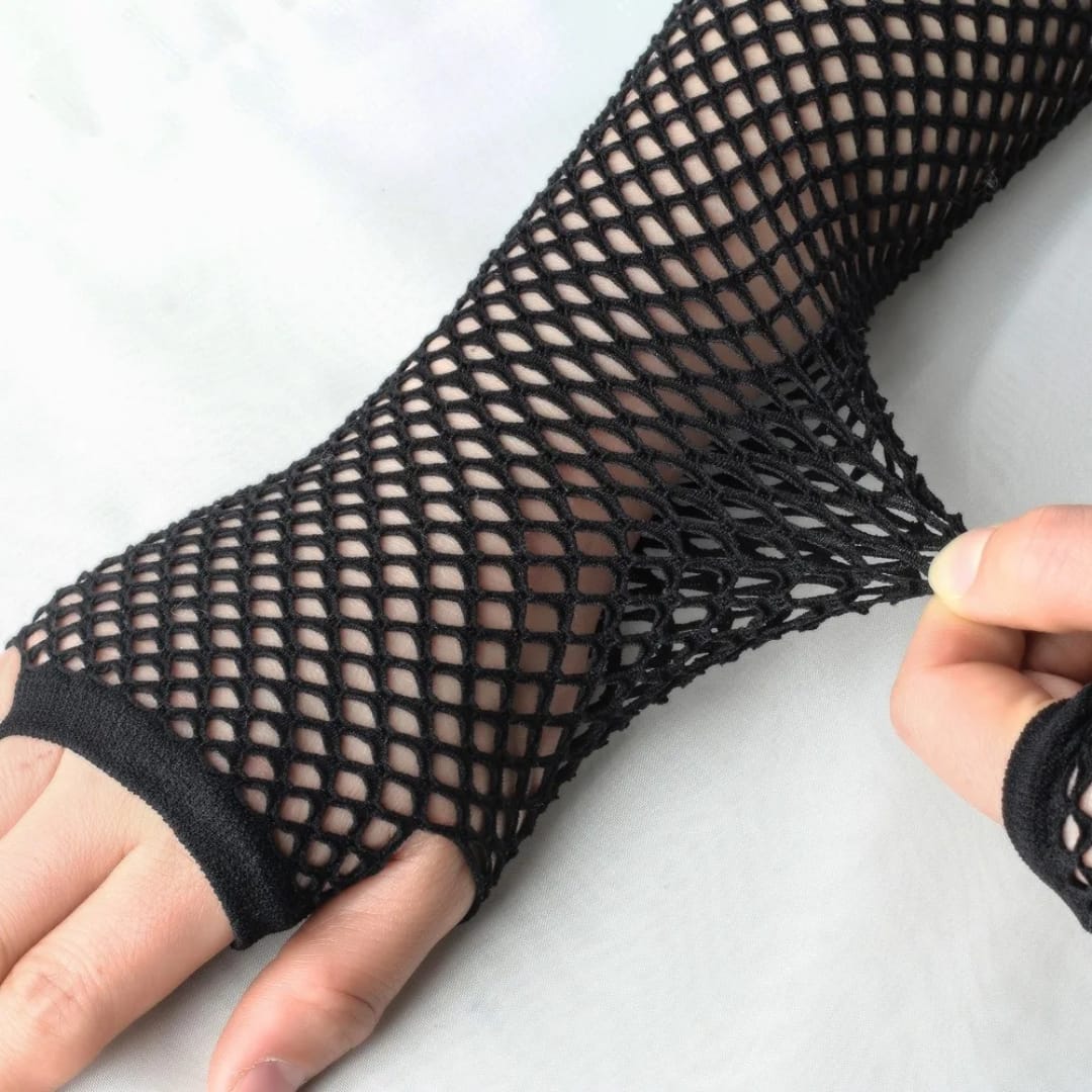 Net Thumbhole Sleeves