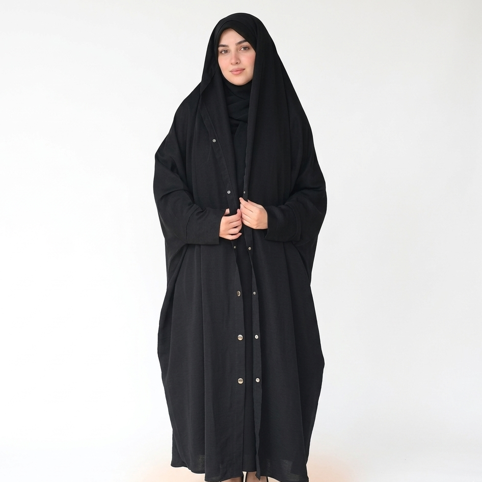 Irani Front Open Abaya