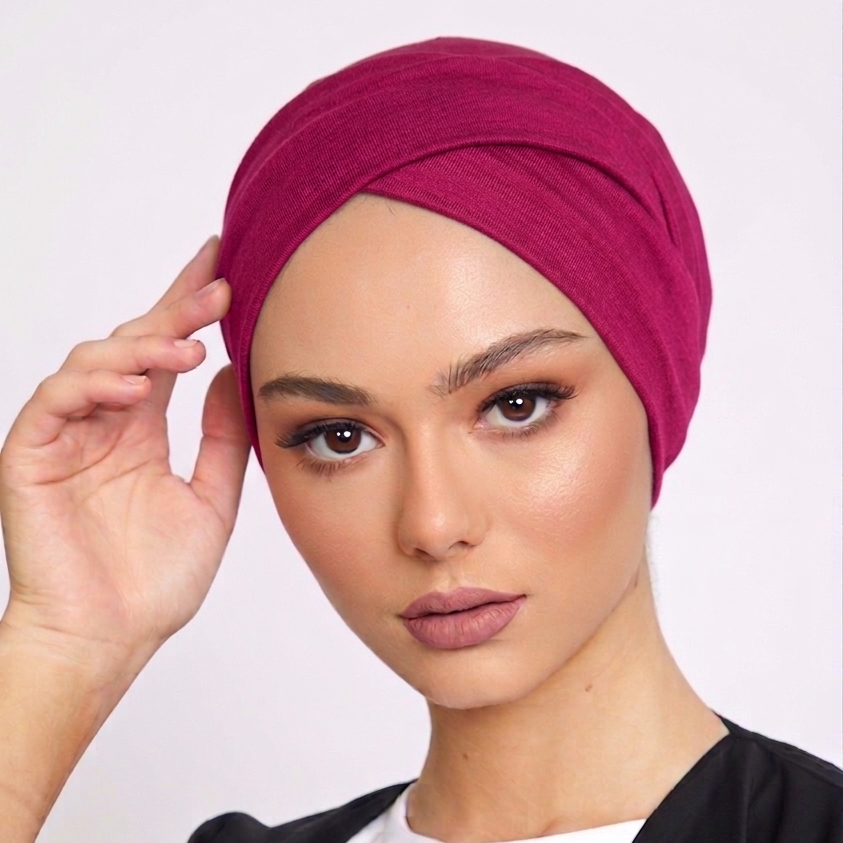 Cross Tube Cap - Shocking Pink