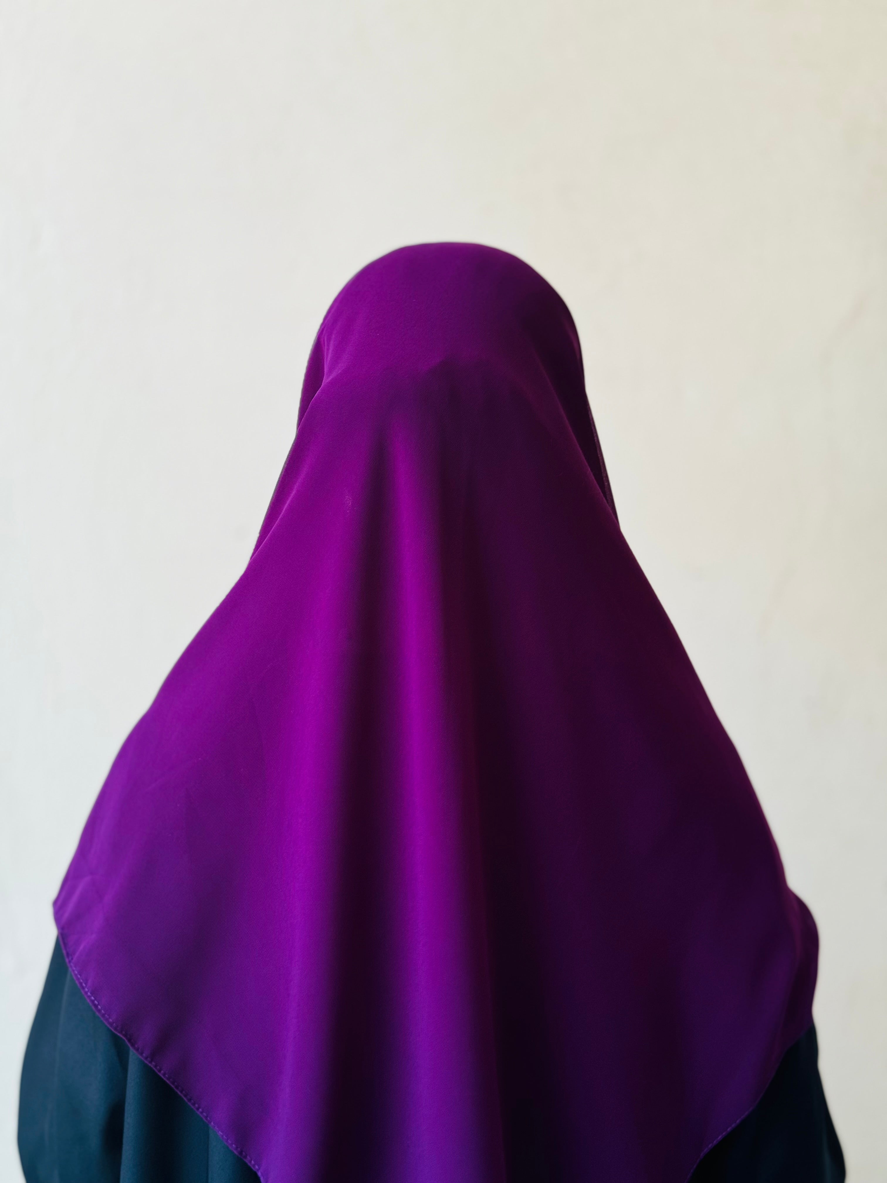 Misri Hijab - Dark Purple