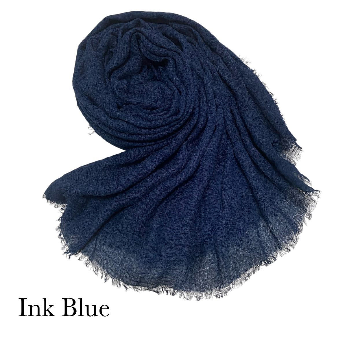 CRIMPS HIJAB - Ink Blue