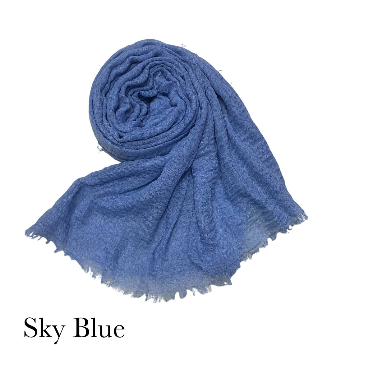 CRIMPS HIJAB - Sky Blue