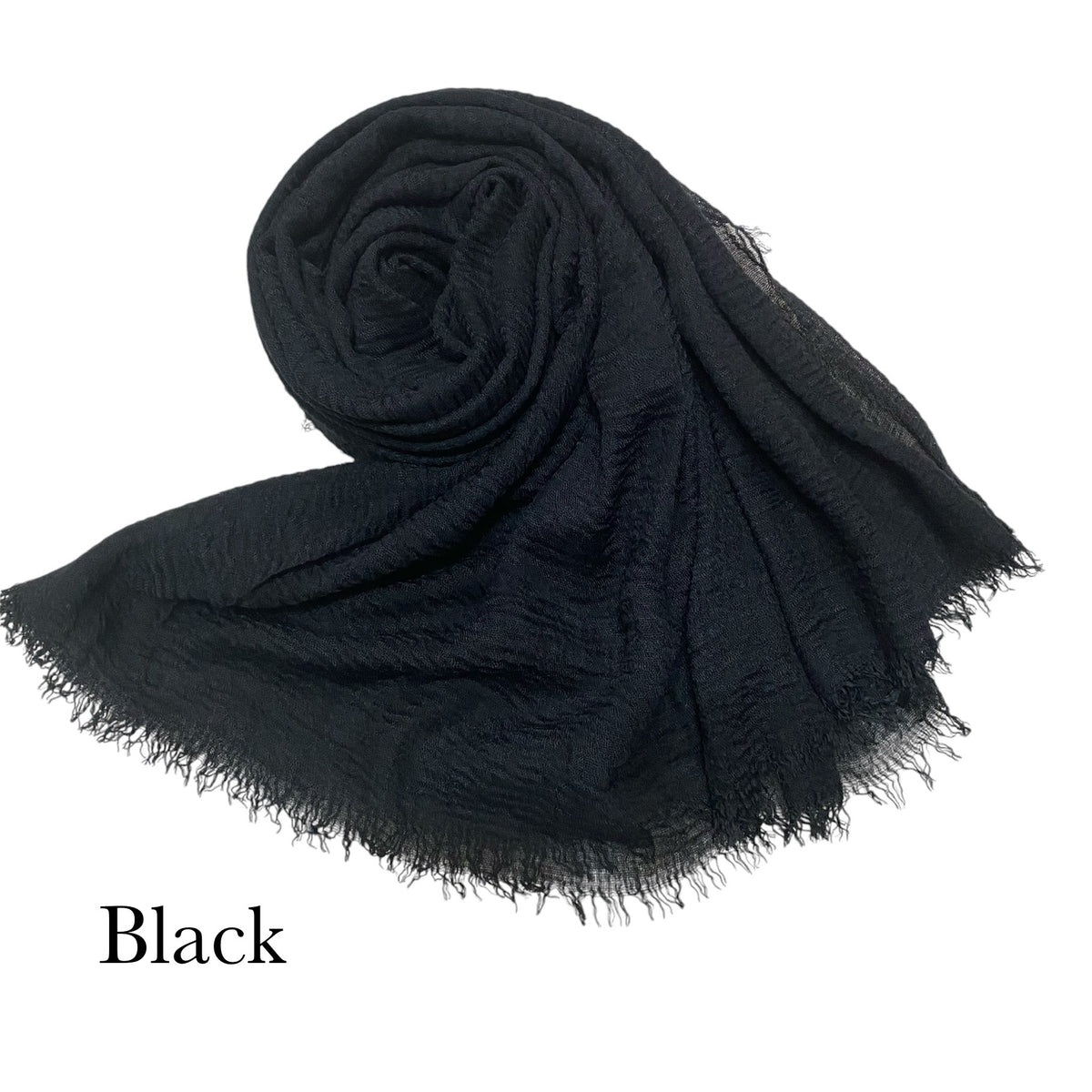 CRIMPS HIJAB - Black