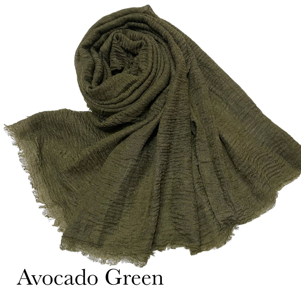 CRIMPS HIJAB - Avocado Green