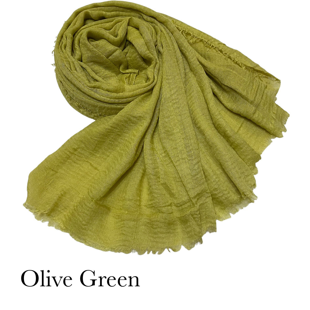 CRIMPS HIJAB - Olive Green