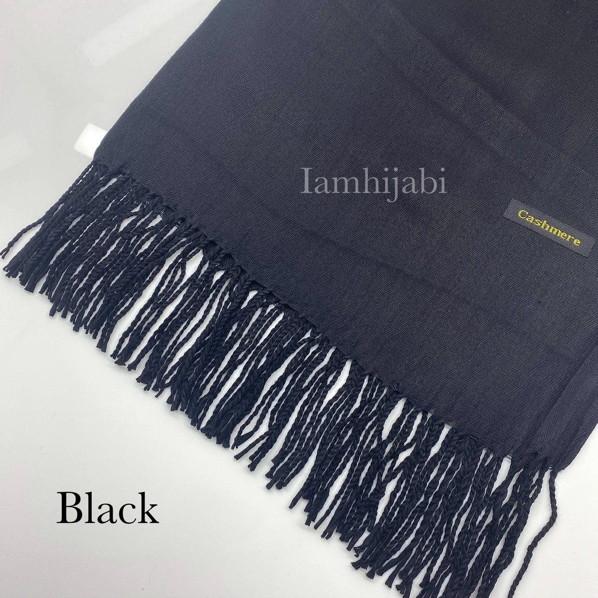 Cashmere Hijab - Black