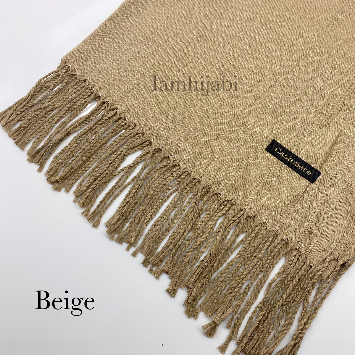 Cashmere Hijab - Beige