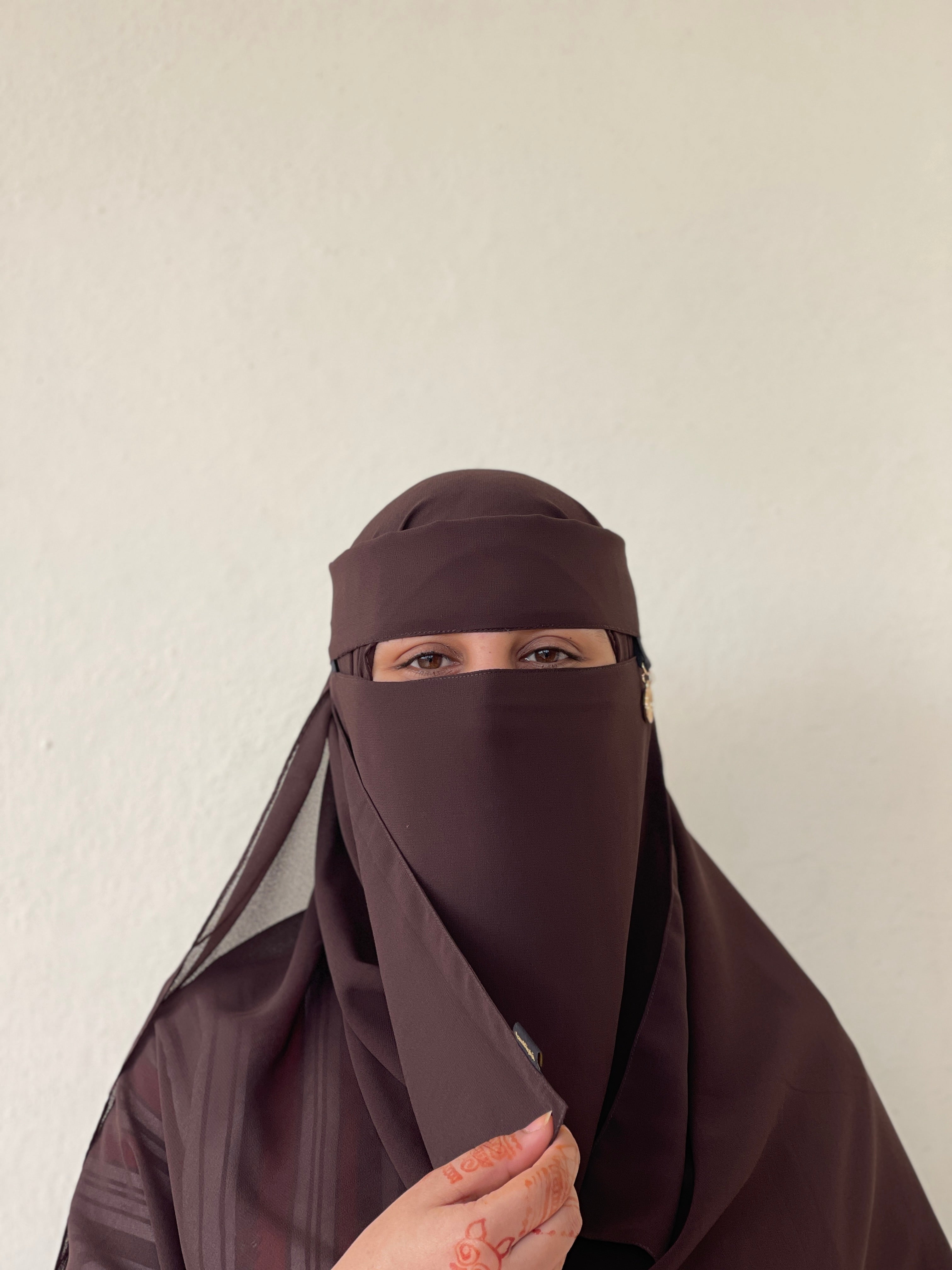 Saudi Niqab Set - Choco