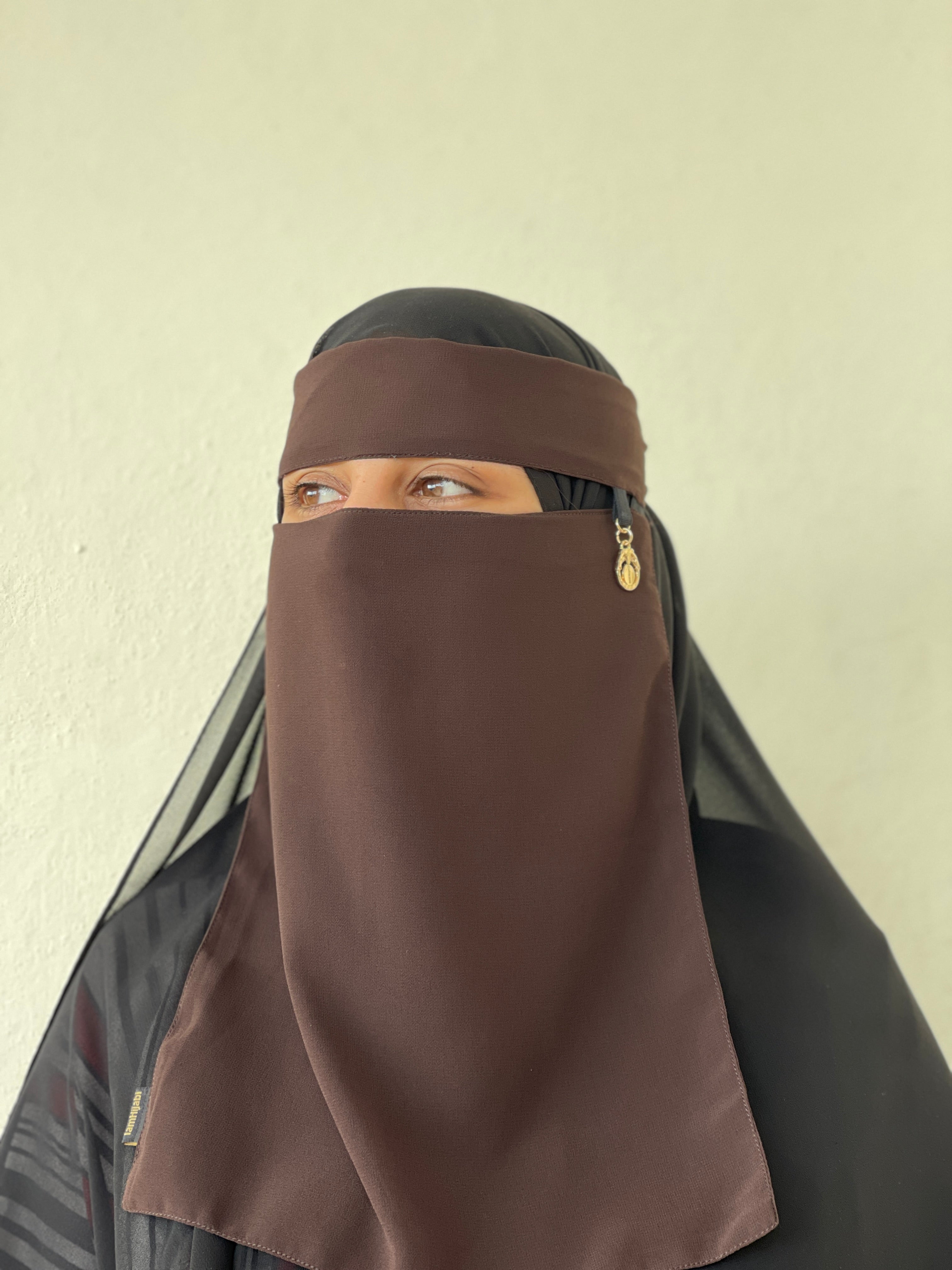 Saudi Niqab Large - Choco
