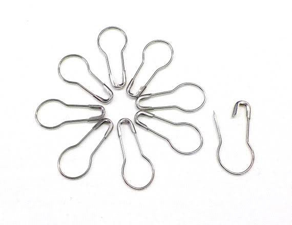 Bulb Pins - Silver - Pack of 25