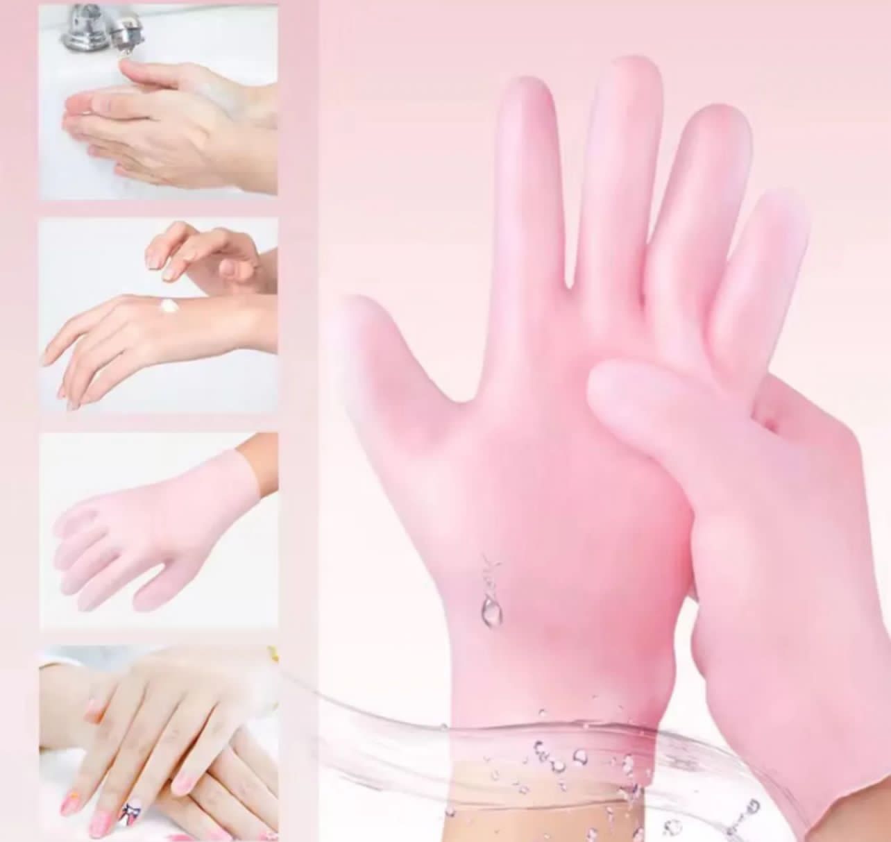 Silicone Moisturizing Gel Gloves