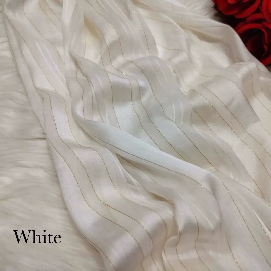 Silk Strokes - White