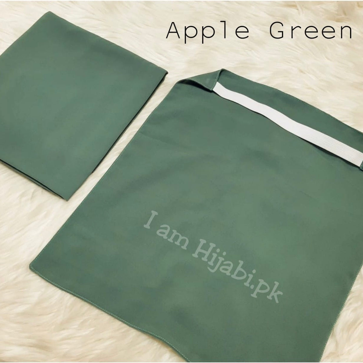 Hijab And Niqab Set - Apple Green