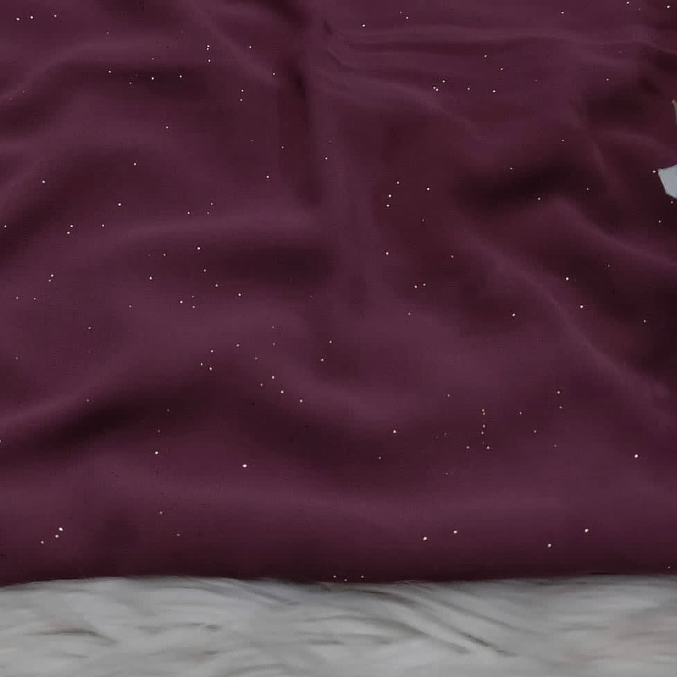 Glitter Georgette - Apricot