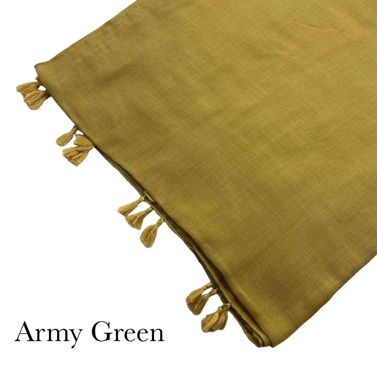 Plain Tassel - Army Green