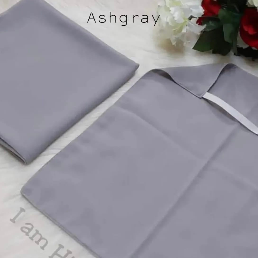 Hijab And Niqab Set - Ash Gray