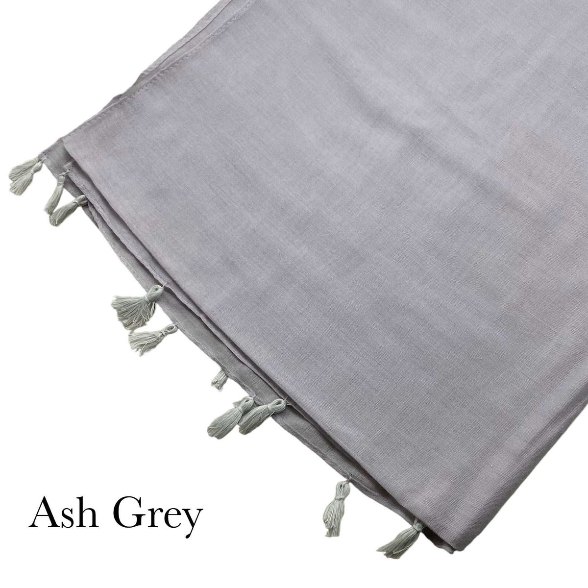 Plain Tassel - Ash Grey