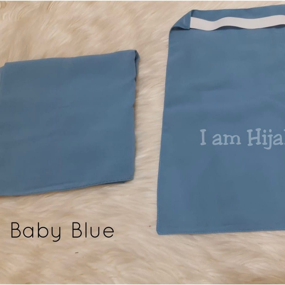 Hijab And Niqab Set - Baby Blue