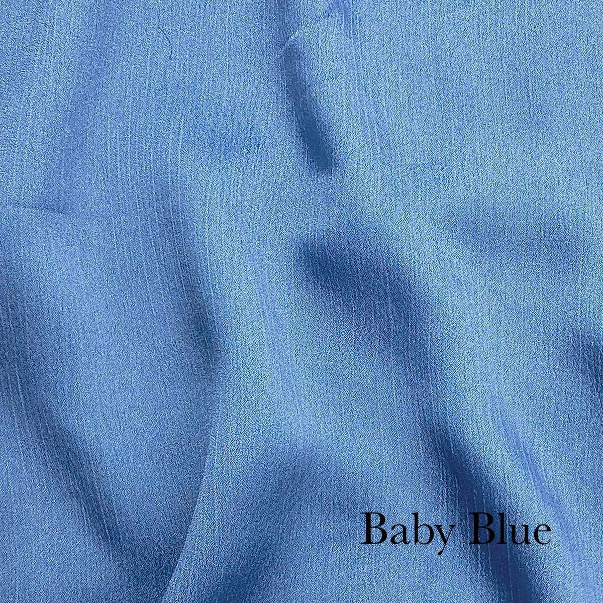 Metallic Silk - Baby Blue