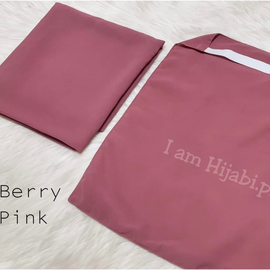 Hijab And Niqab Set - Berry Pink