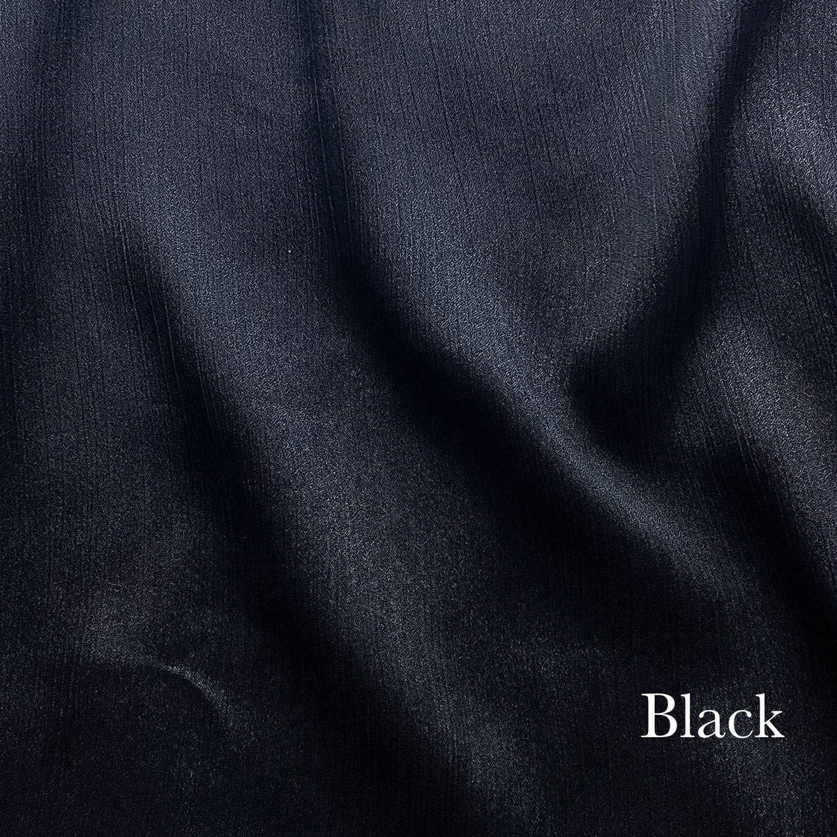 Metallic Silk - Black