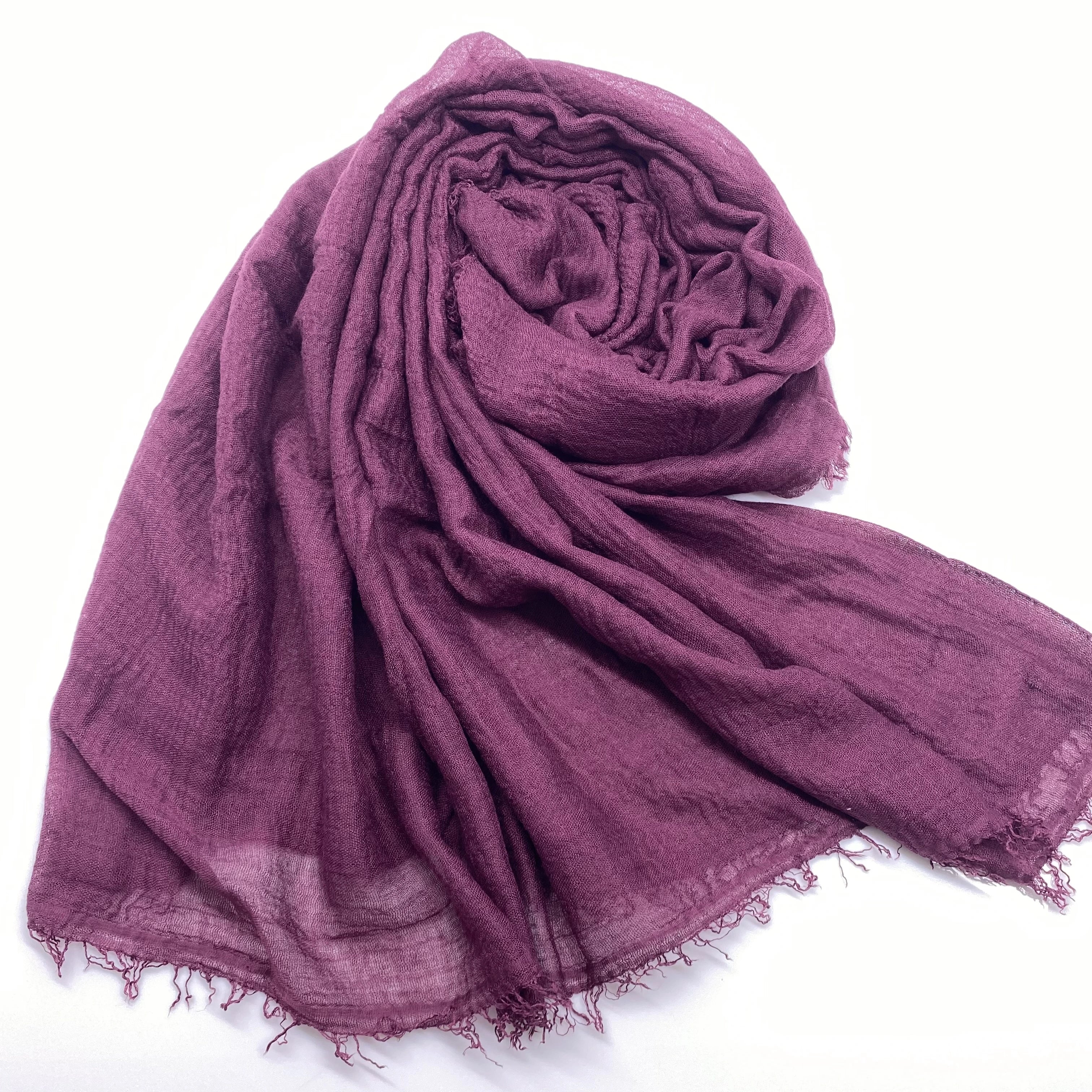 CRIMPS HIJAB - Burgundy