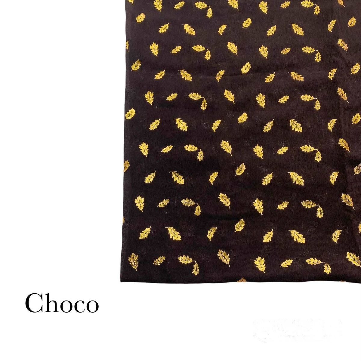 Leaf Georgette - Choco