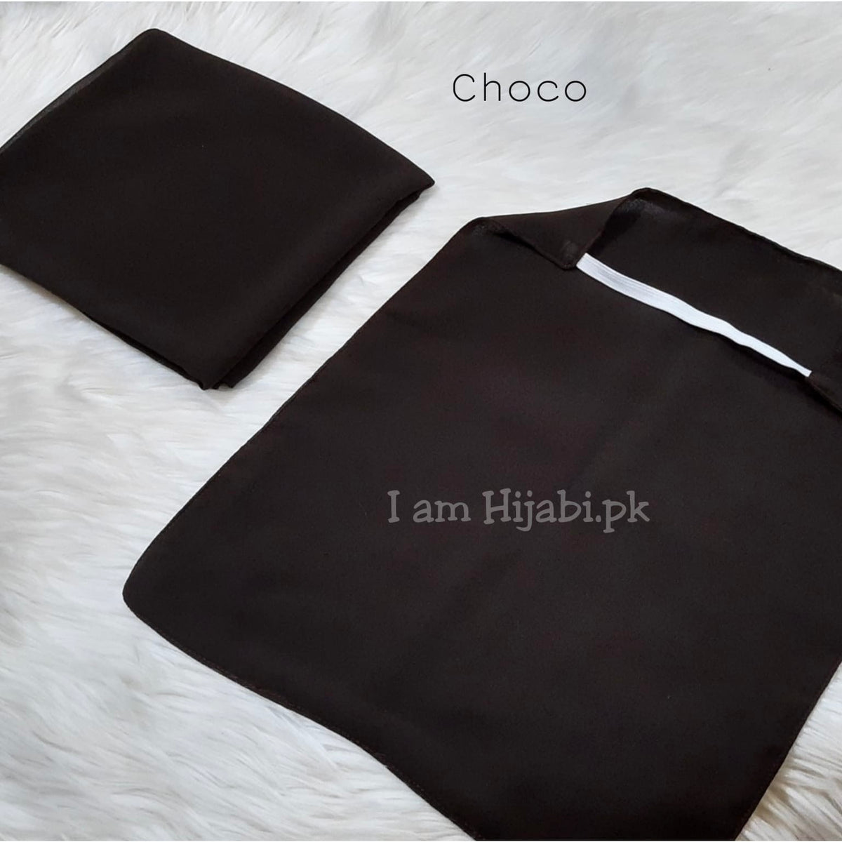 Hijab And Niqab Set - Choco