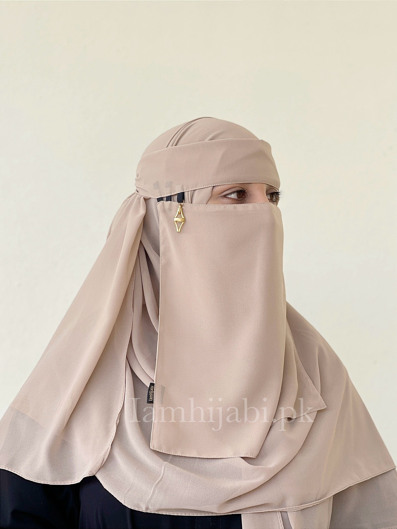 Saudi Niqab Set - Coffee