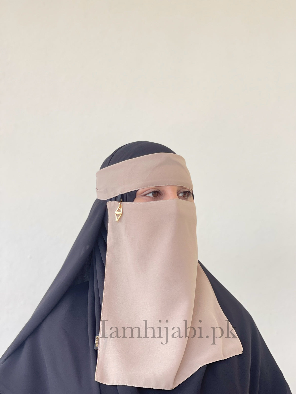 Saudi Niqab Large - Coffee