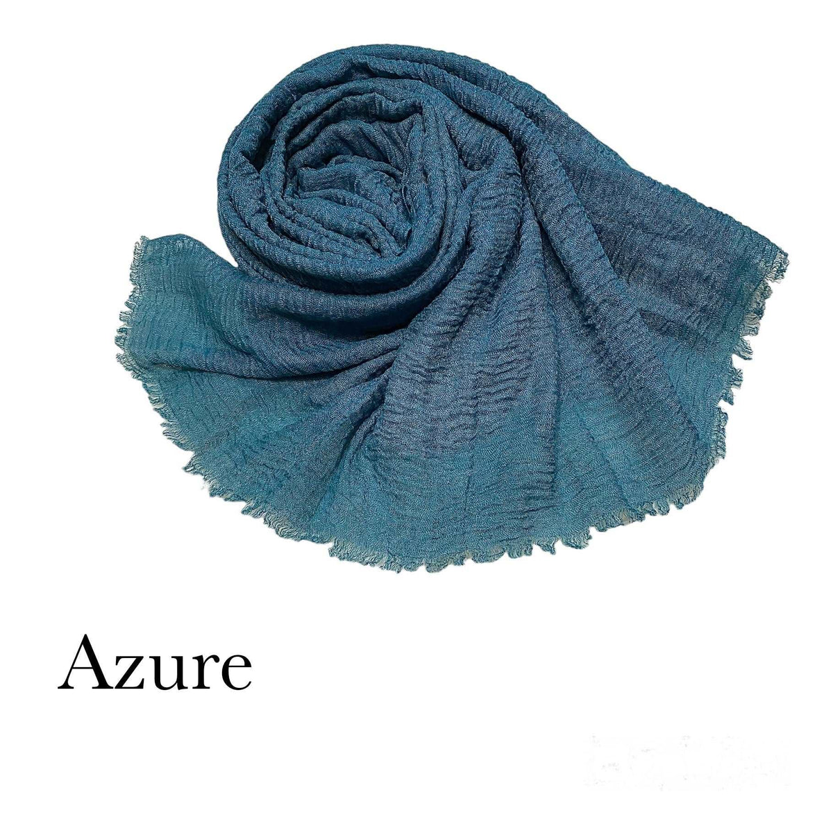 CRIMPS HIJAB - Azure