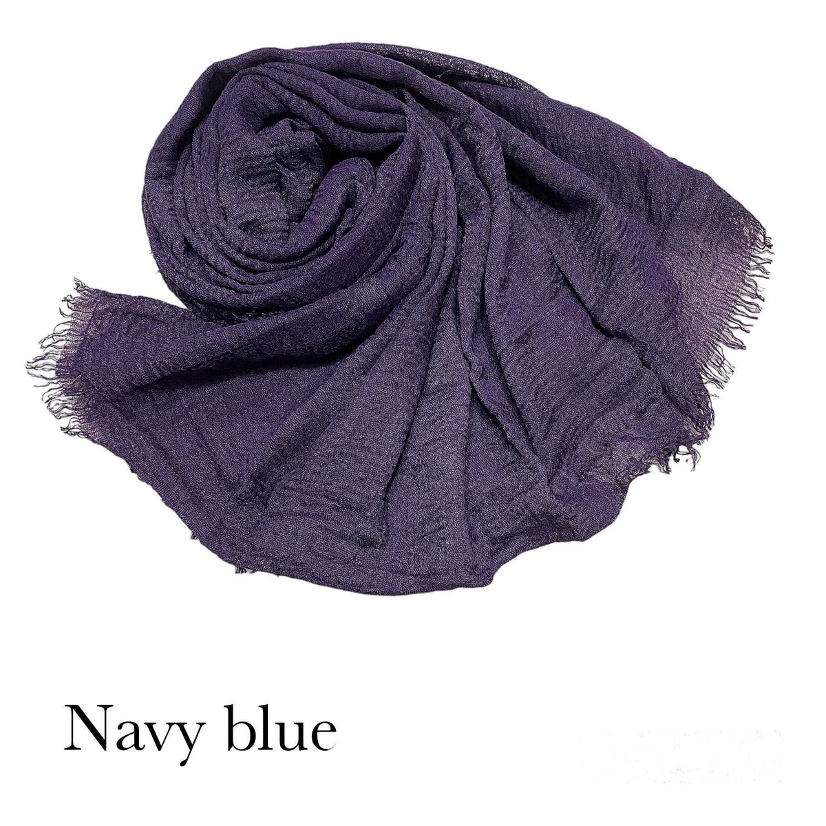 CRIMPS HIJAB - Navy Blue