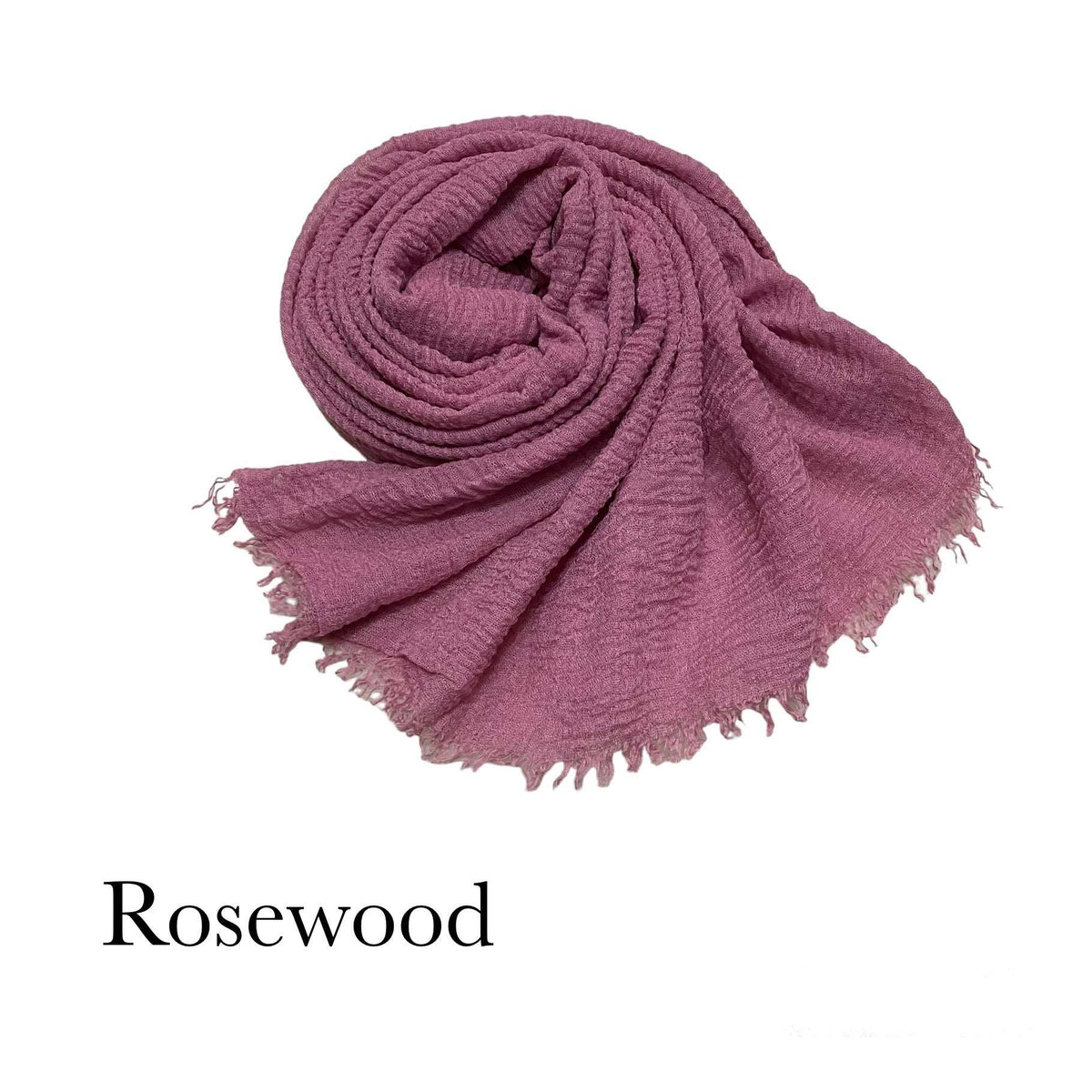 CRIMPS HIJAB - Rosewood