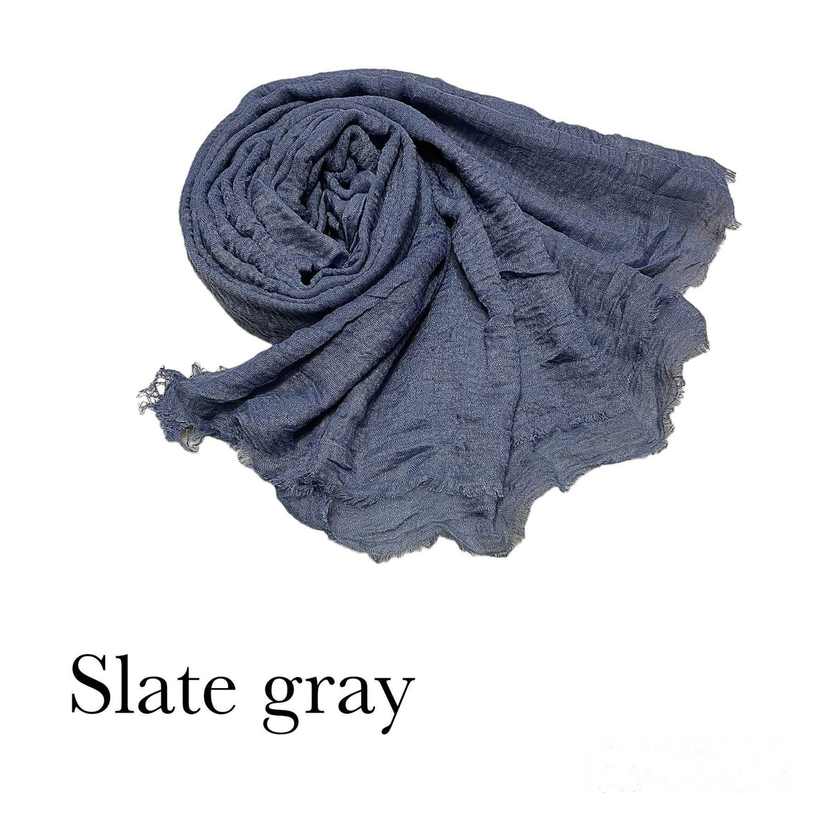 CRIMPS HIJAB - Slate Gray