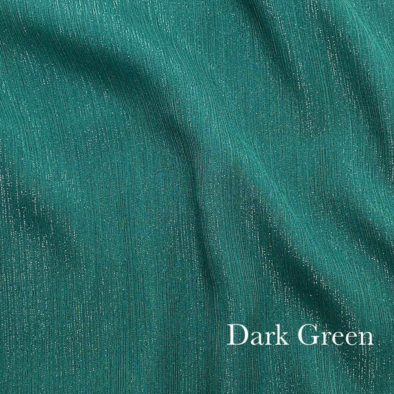 Crinkle Chiffon - Dark Green